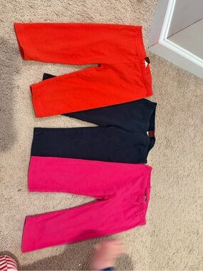 Kids Cozy Stretch Pull-On Bottoms - Red, Navy, Pink